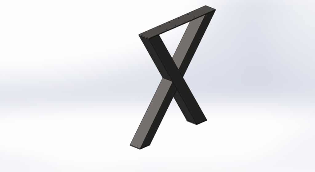 x образное подстолье от Little-biz