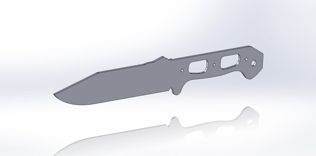 Чертежи для резки ножа Camillus-becker-cm-bk7